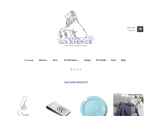 Tablet Screenshot of gourmonde.com